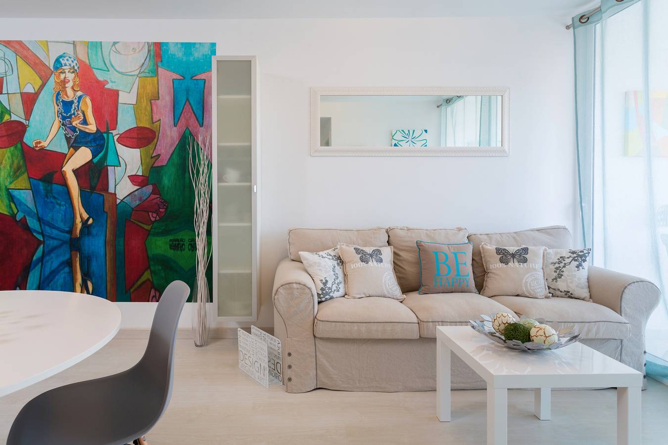 Ganze Wohnung, Ferienwohnung 'Lovely Nice Los Cristianos' mit Meerblick, Gemeinschaftspool und Wlan in Los Cristianos, Arona