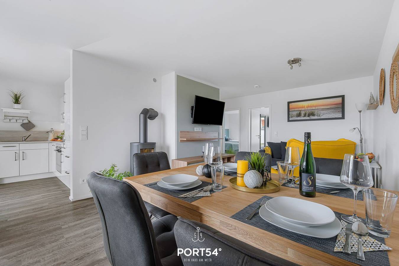 Ganze Wohnung, Ostseeskipper 56 - Infrarot-Sauna, Whirlwanne, Badewanne, Terrasse, Grill, Eg in Olpenitz, Kappeln