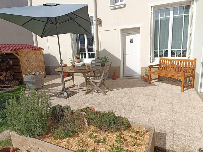 Chambre d’hôte pour 2 personnes, avec terrasse et jardin