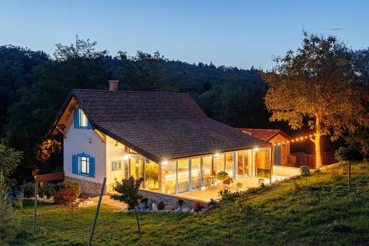 Villa für 2 Personen, mit Ausblick und Sauna sowie Garten und Terrasse, mit Haustier - 1