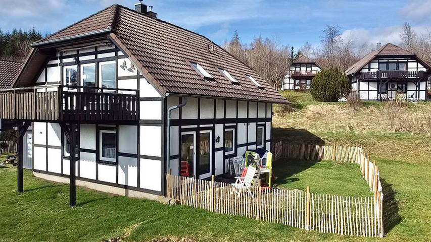 Ferienwohnung für 4 Personen, mit Garten, mit Haustier in Frankenau