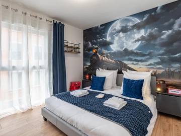 Gîte pour 6 personnes, avec vue et balcon à Voiron