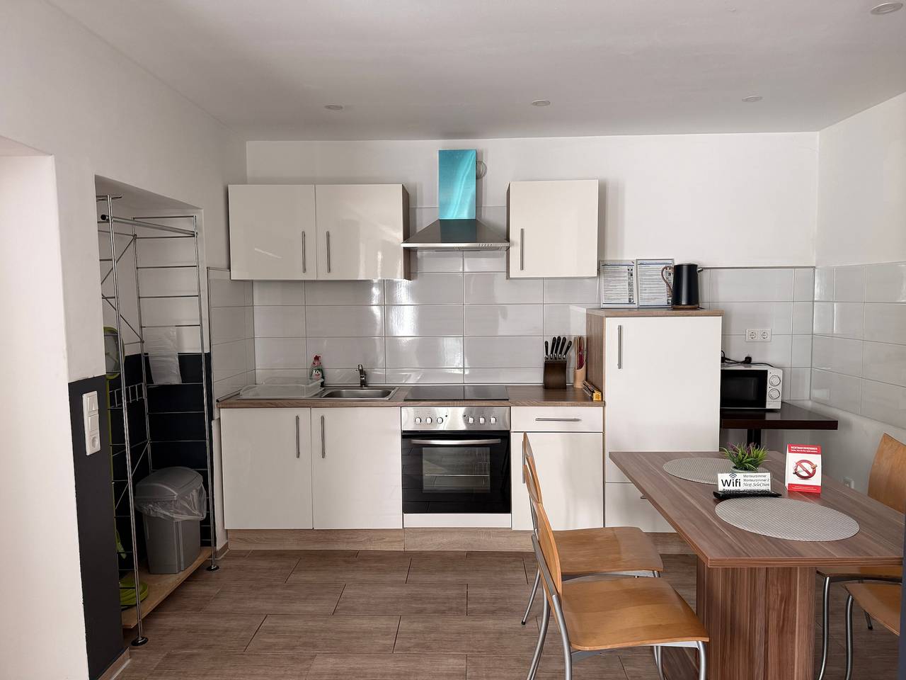 Apartamento entero, Apartamento '3' con terraza compartida, balcón y Wi-Fi in Bad Salzuflen, Distrito de Lippe