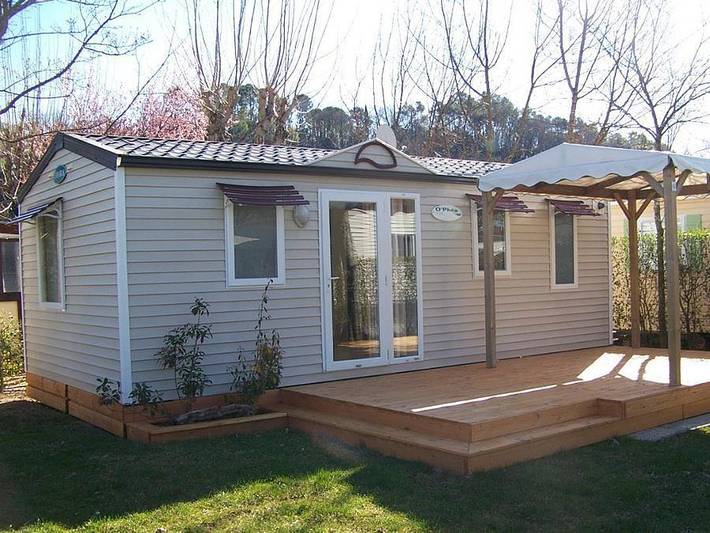 Camping Les Hortensias - Mobilheim 6 personen in Rosières (Ardèche), Parc naturel régional des Monts d'Ardèche