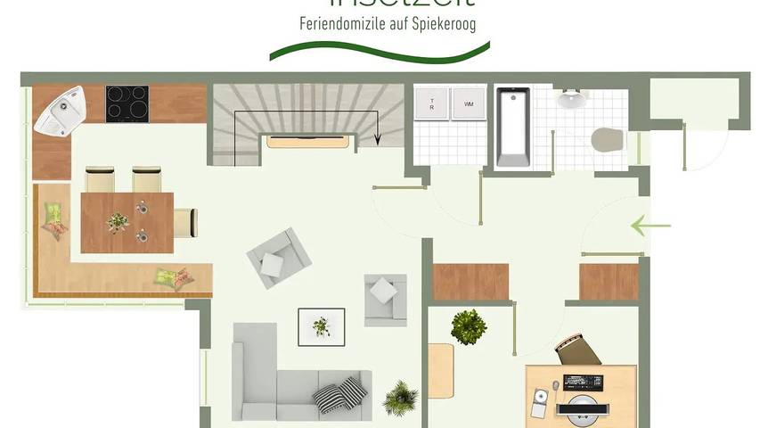Ferienhaus für 4 Personen, mit Terrasse auf Spiekeroog - 4