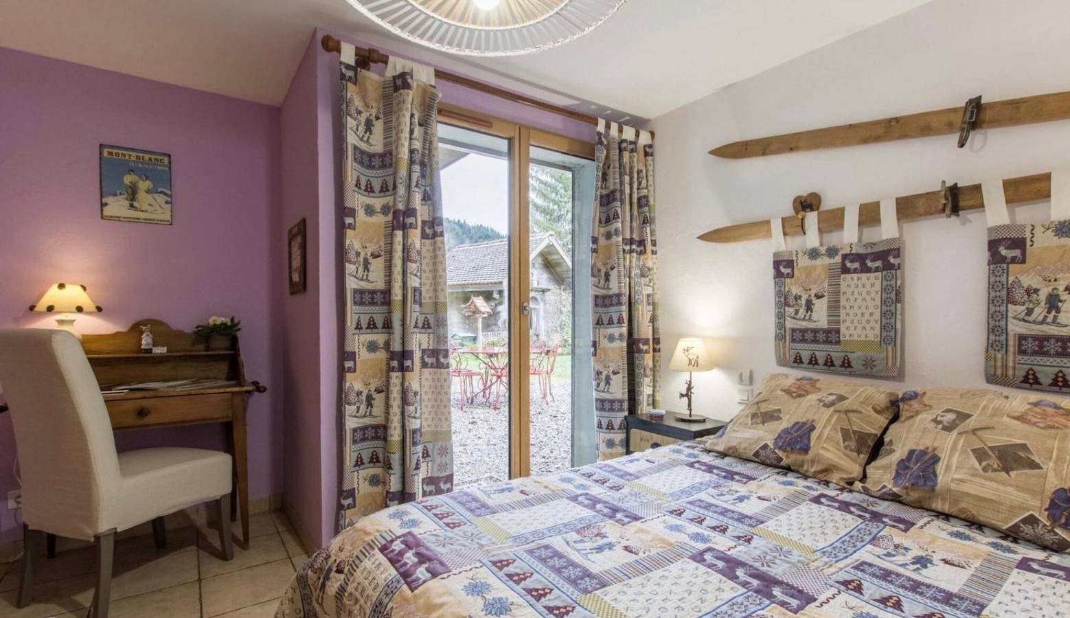 Chambre d’hôtes « Mayon » avec vue montagne, jardin partagé et Wi-Fi in Orcier, Région de Thonon-les-Bains