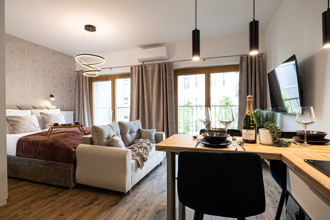 Cały apartament, Apartament wakacyjny dla 3 osób z balkon in Bydgoszcz, Województwo kujawsko-pomorskie