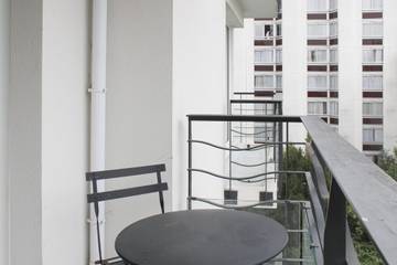 Gîte pour 2 personnes, avec balcon, adapté aux familles à Issy-les-Moulineaux