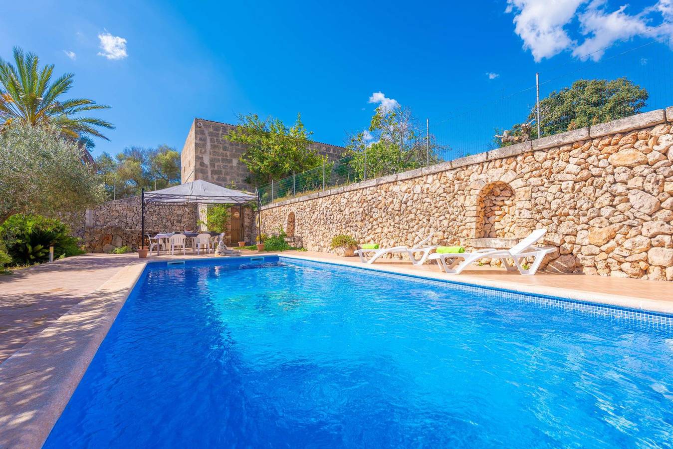 Can Kalet - Schönes Dorfhaus mit privatem Pool und gratis W-Lan. in Costitx, Mallorca Inselmitte