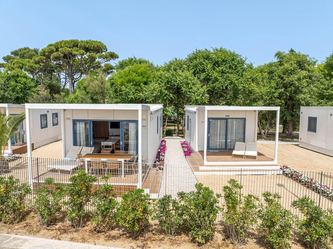 Ganze Wohnung, Feriendorf San Francesco Lodge Deluxe Sea View für 5  Personen in Duna Verde, Caorle