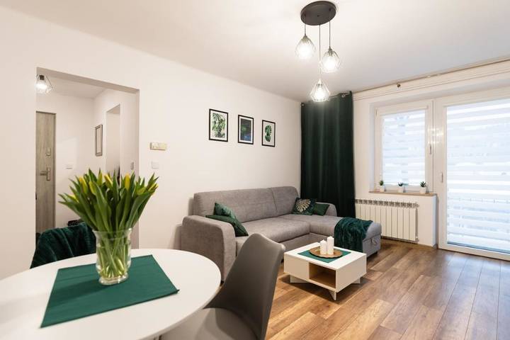 Apartament wakacyjny dla 4 osób, z Balkon i Widok w Rabka-Zdrój