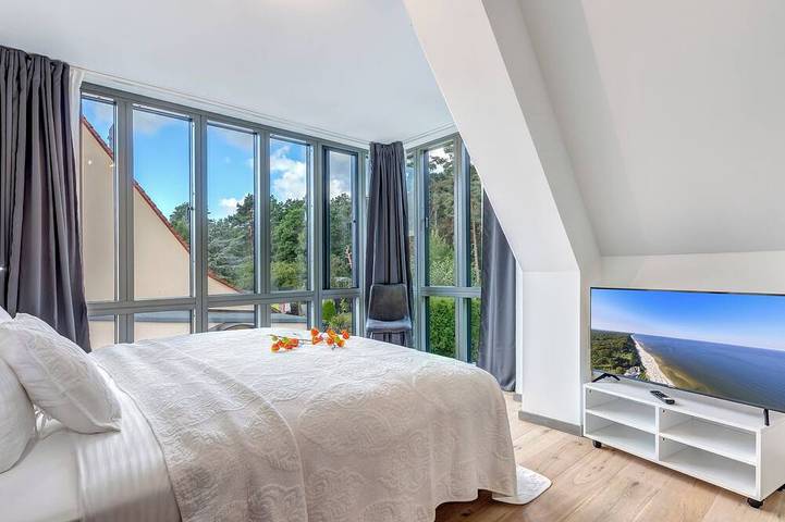 Vacation home Waldoase 01 with sauna, fireplace and 800 m to the sandy beach in Karlshagen in Karlshagen, Usedomer Norden
