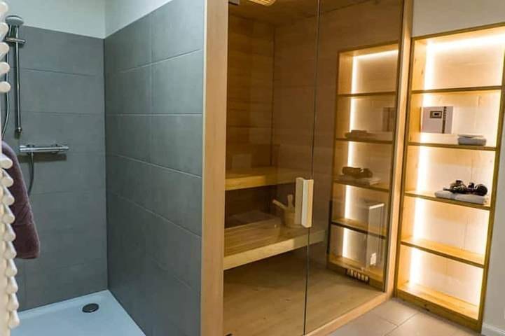 Ferienwohnung für 4 Personen, mit Garten und Sauna sowie Terrasse in Steinberghaff - 4