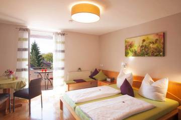 Ferienwohnung für 2 Personen, mit Balkon und Seeblick am Bodensee