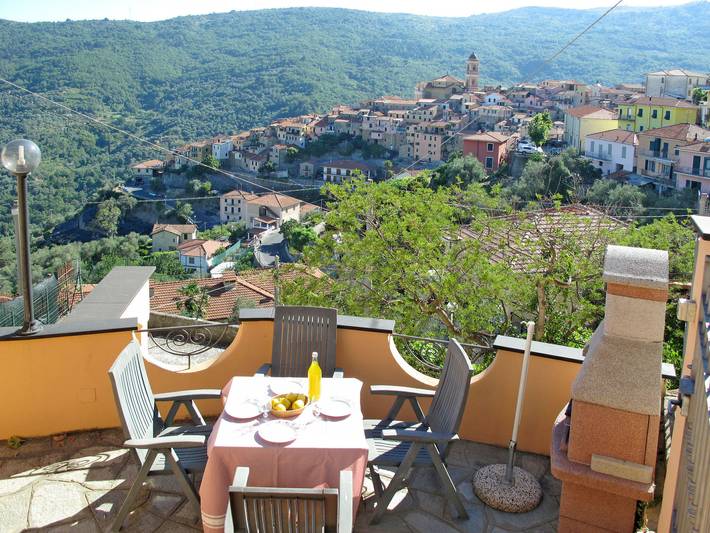 Ferienwohnung für 5 Personen, mit Garten und Ausblick sowie Balkon - 1