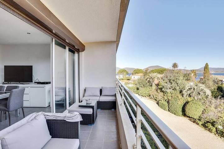 Appartement de vacances pour 5 personnes, avec jardin et balcon