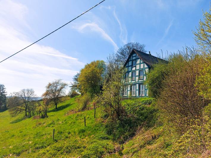 Ferienhaus für 5 Personen, mit Garten und Sauna, kinderfreundlich im Siegerland