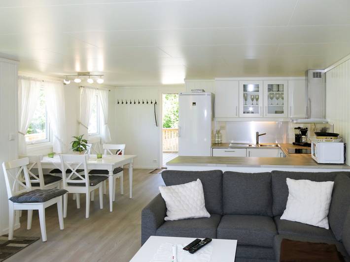 Ferienhaus für 6 Personen, mit Garten und Terrasse sowie Seeblick in Lyngdal - 2