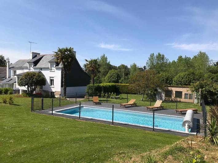 Tente pour 4 personnes, avec Terrasse ainsi que Jardin et Piscine dans le Finistère - 3