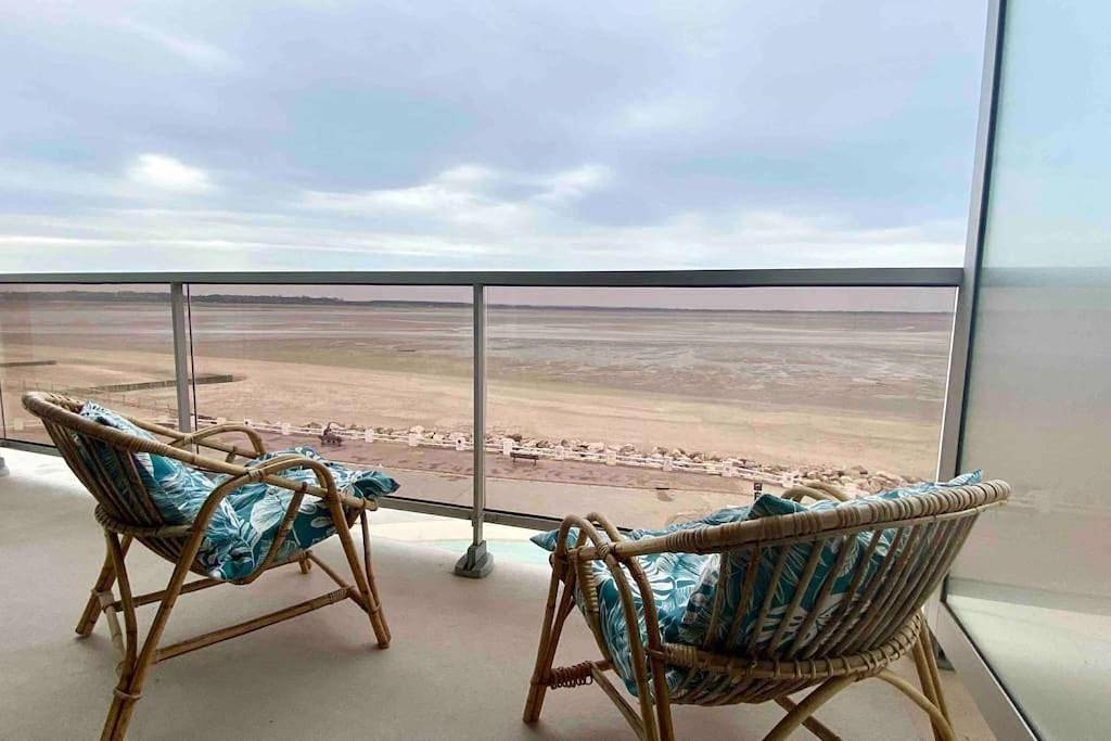 Geheel appartement, Studio avec balcon, vue panoramique sur la baie in Le Crotoy, Abbeville en omgeving
