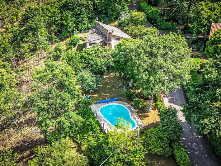 Ferienhaus für 6 Personen, mit Garten und Seeblick in Umbrien