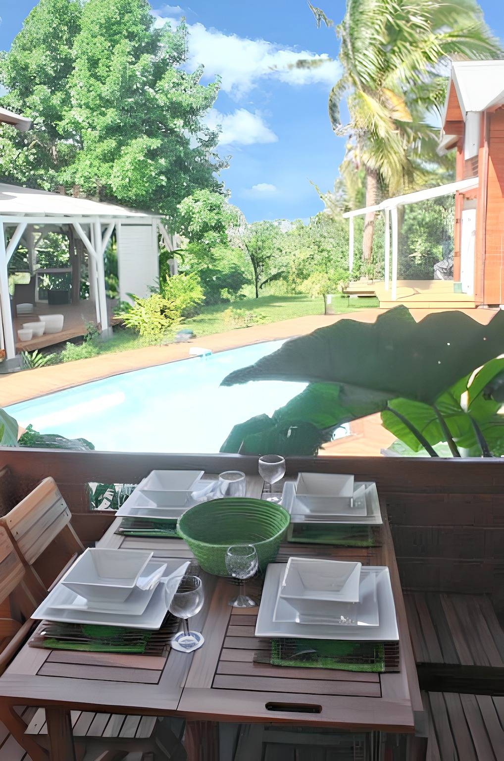 Bungalow encantador en Vincendo con piscina compartida in Vincendo, Saint-Joseph (La Réunion)