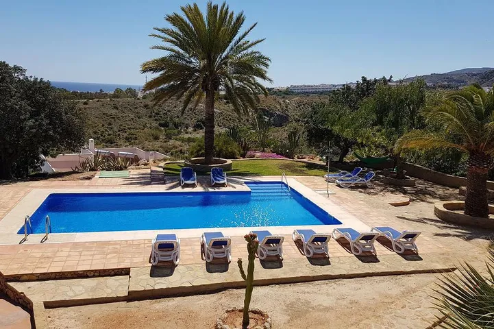 Beautiful villa with private pool and gardens and spectacular sea views in Vista de los Ángeles, Mojácar