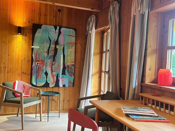 Ferienwohnung für 6 Personen, mit Terrasse und Garten sowie Sauna in Murnau am Staffelsee