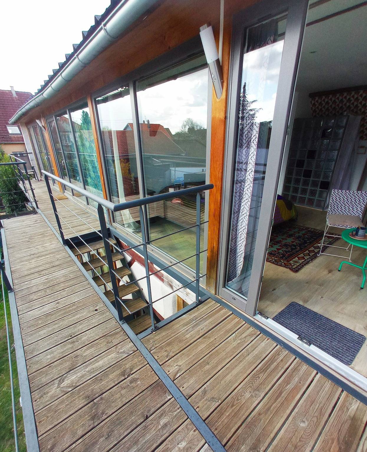 Chambre d’hôtes « La Passerelle » avec balcon, Wi-Fi et climatisation in Reichstett, Région de Strasbourg