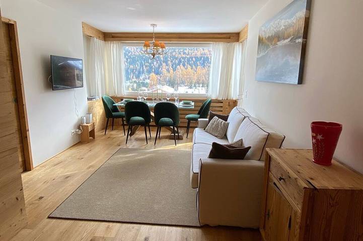 Ferienhaus für 4 Personen, mit Balkon in Oberengadin