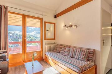 Gîte pour 6 personnes, avec balcon, animaux acceptés dans Plagne Soleil