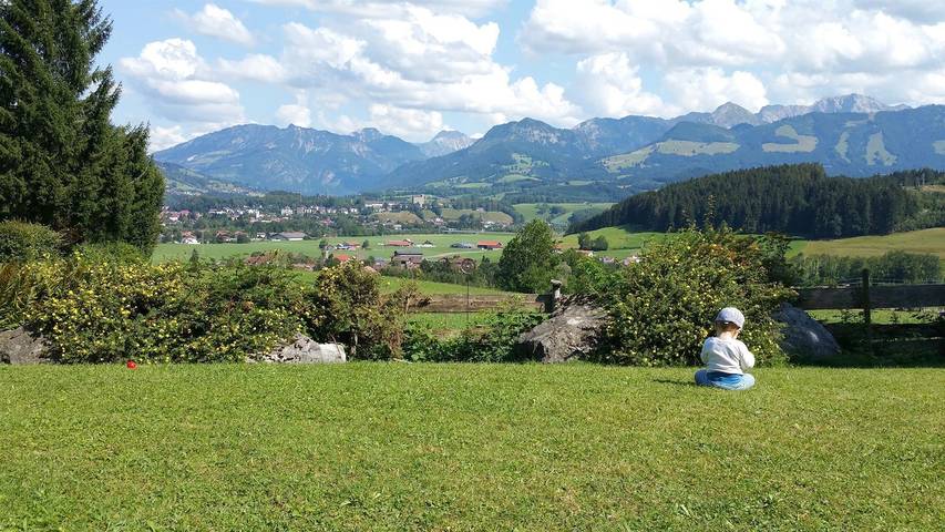 Ferienwohnung für 3 Personen, mit Balkon und Terrasse sowie Garten in Ofterschwang - 2