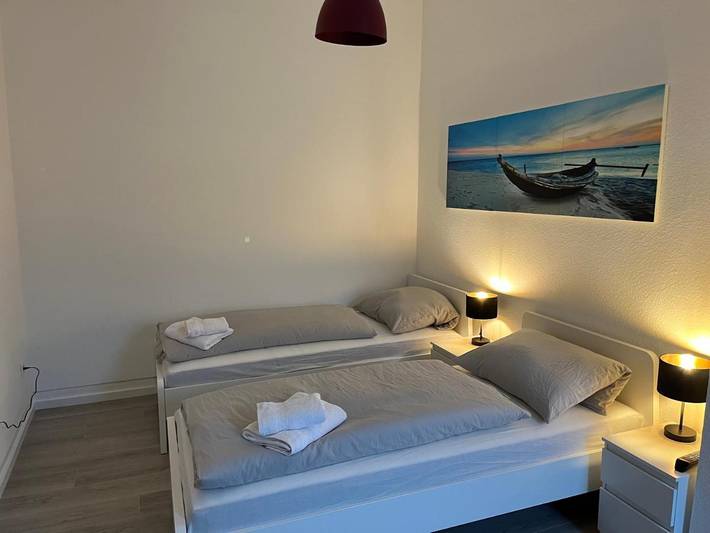 Gîte pour 3 personnes, avec balcon à Bad Nauheim