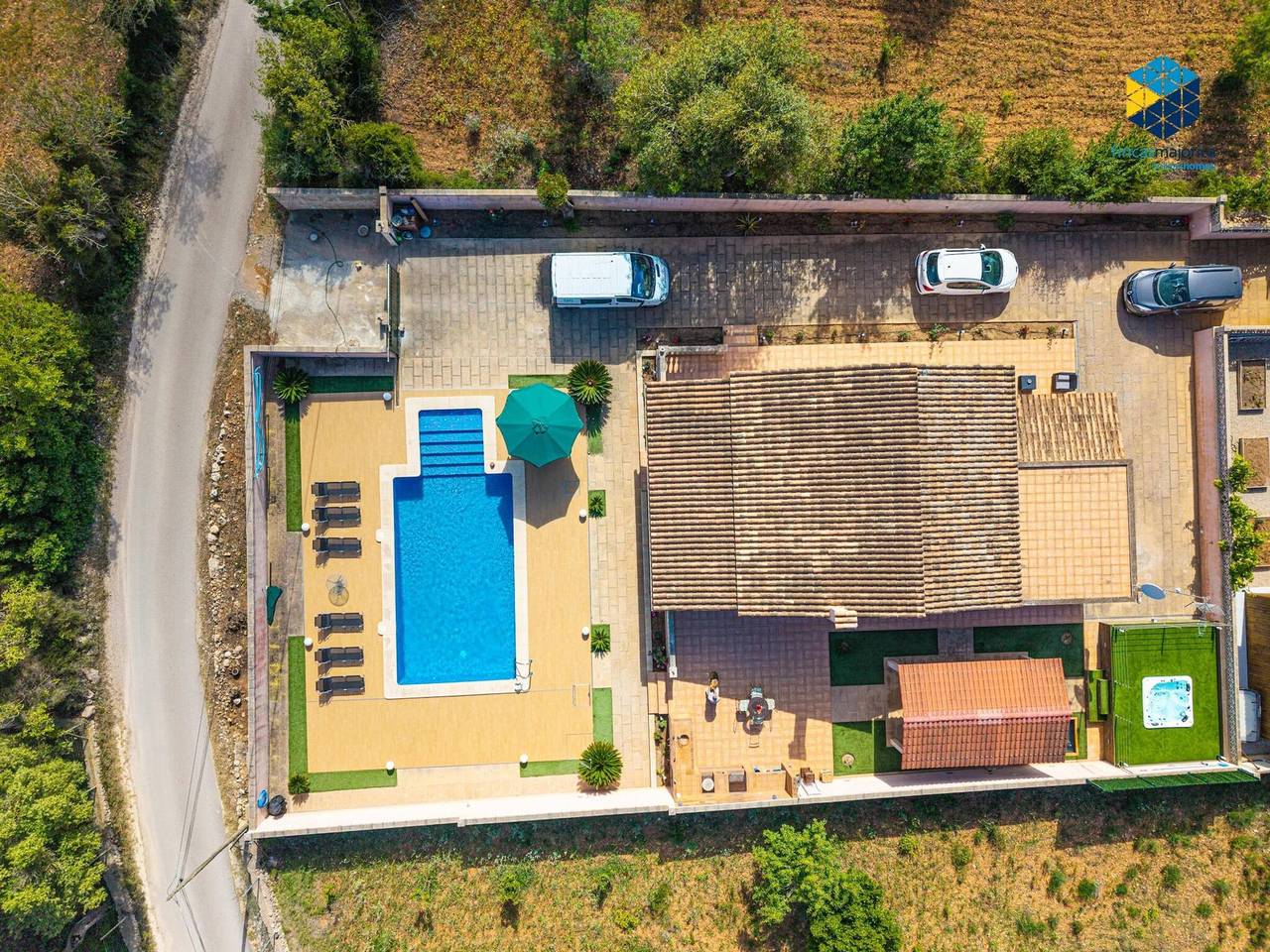 Familienhaus in Llucmajor mit Pool und Jacuzzi in Llucmajor, Mallorca Süden