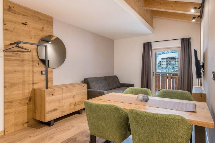 Appartamento per 3 persone, con Balcone e Giardino a Pera di Fassa