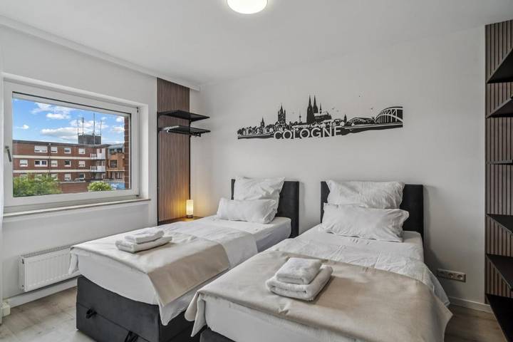 Ferienwohnung für 3 Personen, mit Balkon und Ausblick in Meckenheim
