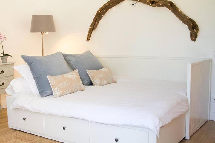 Appartement de vacances pour 3 personnes, avec jardin