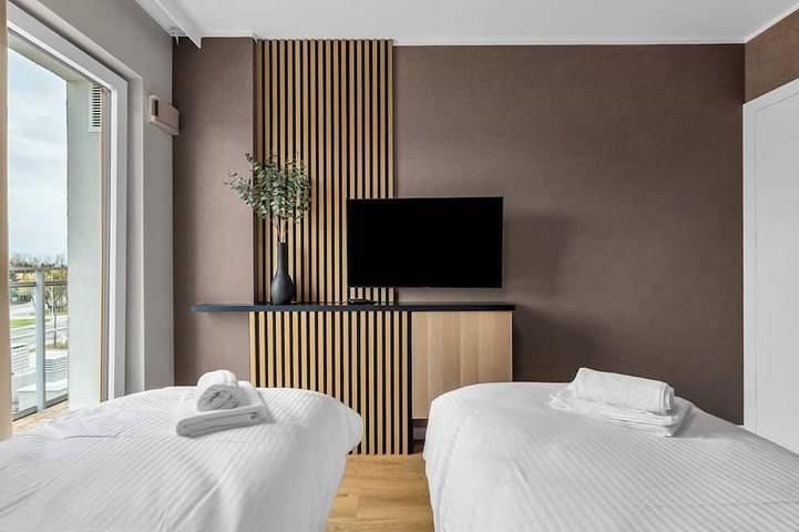 Appartamento intero, Elegant Beige Harmony Apartment in Białołęka, Varsavia