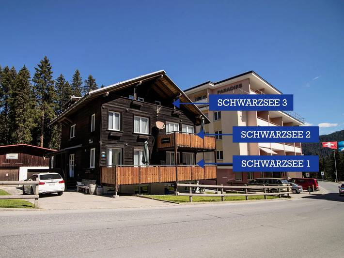 Ganze Wohnung, 4 Zimmer 5 Personen in Arosa, Plessur Alpen