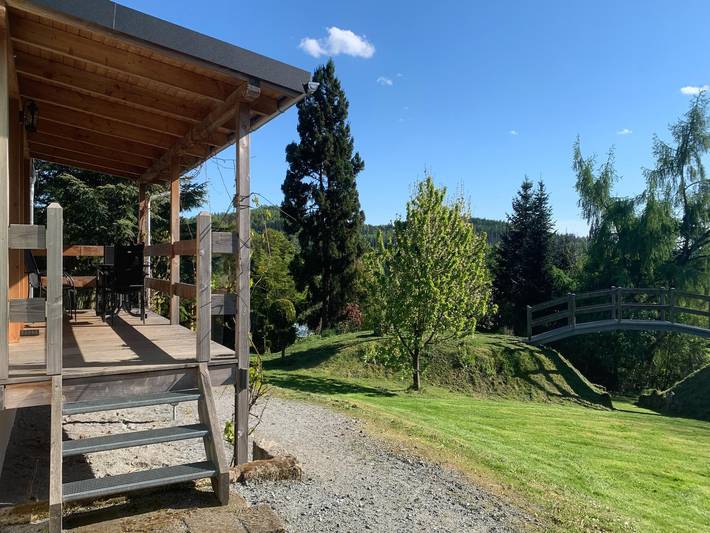 Ferienhaus für 4 Personen, mit Garten und Pool in Sebnitz