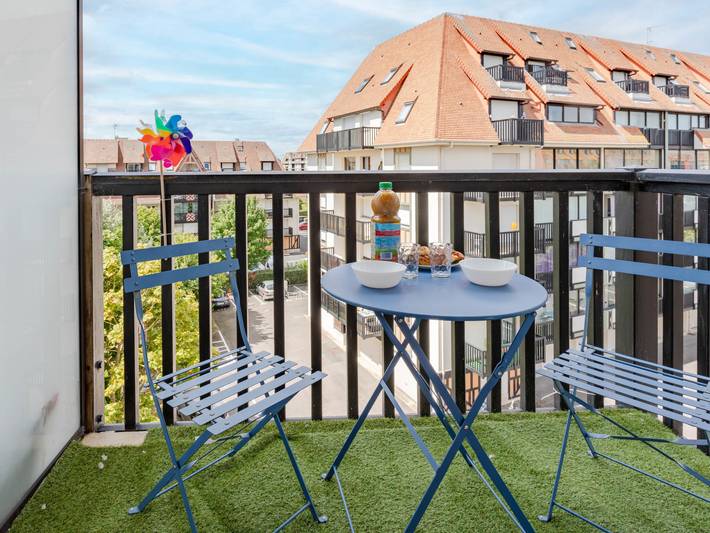 Appartement de vacances pour 2 personnes, avec balcon à Villers-sur-Mer