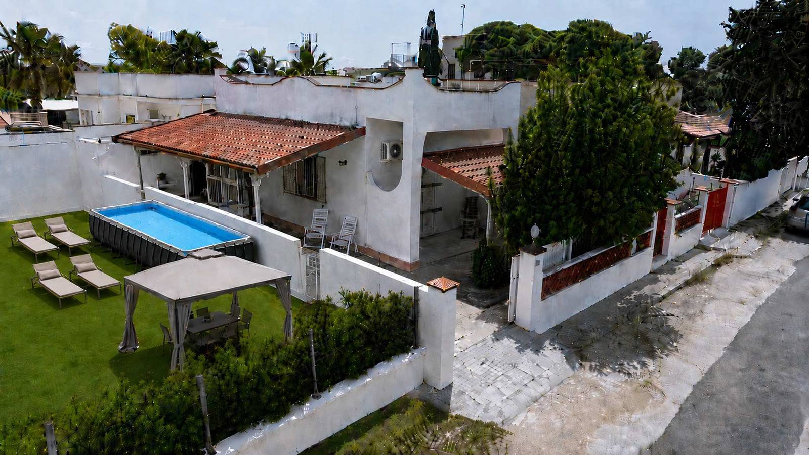 Villa für 8 Personen mit Meerblick in Porto Cesareo, Golf von Tarent