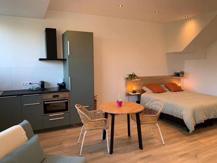 Gîte pour 4 personnes, avec terrasse et vue dans Heusy