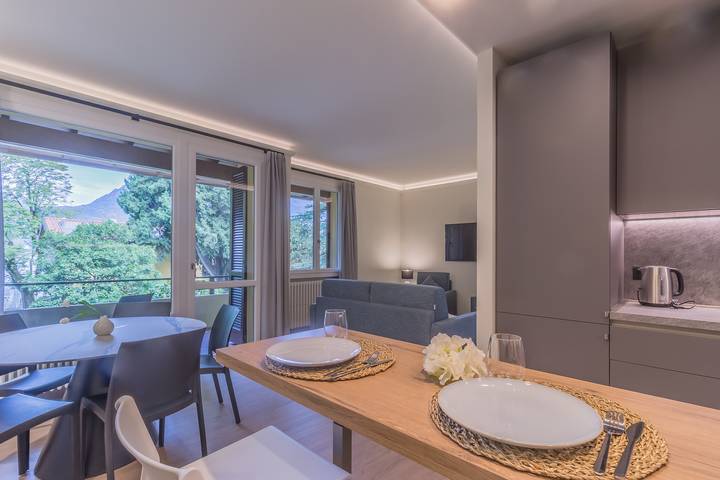 Gîte pour 6 personnes, avec vue sur le lac ainsi que balcon et jardin dans Perledo - 3