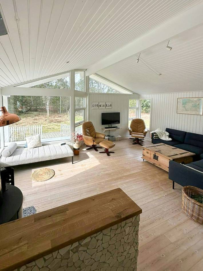 Ferienhaus für 6 Personen, mit Terrasse und Garten sowie Sauna, kinderfreundlich in Lodskovvad