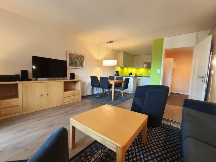 Ferienwohnung für 4 Personen, mit Garten und Balkon in den Schweizer Alpen