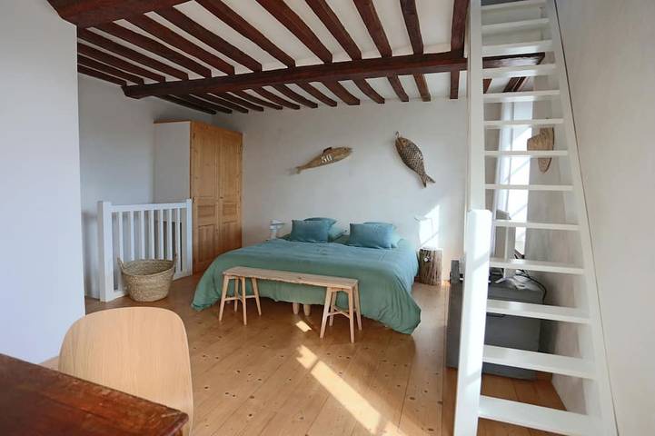 Nomade Fish: Fischerhaus 50 m vom Meer entfernt in Port-en-Bessin-Huppain, Bayeux und Umgebung