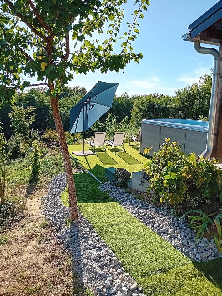 Ferienhaus 'Villa Aurora Visovi' mit privatem Pool, WLAN und Klimaanlage in Kapela, Bjelovar-Bilogora