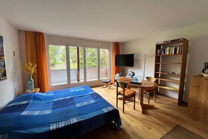 Ferienwohnung für 2 Personen, mit Balkon und Garten in Davos