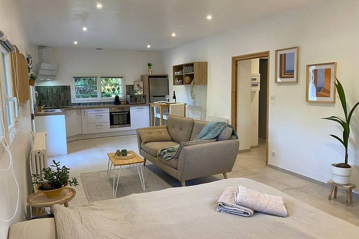 Appartement de vacances pour 2 personnes, avec jardin, animaux acceptés